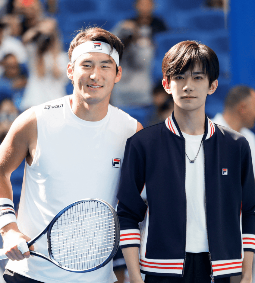 在网球中国赛季,FILA打出ACE球