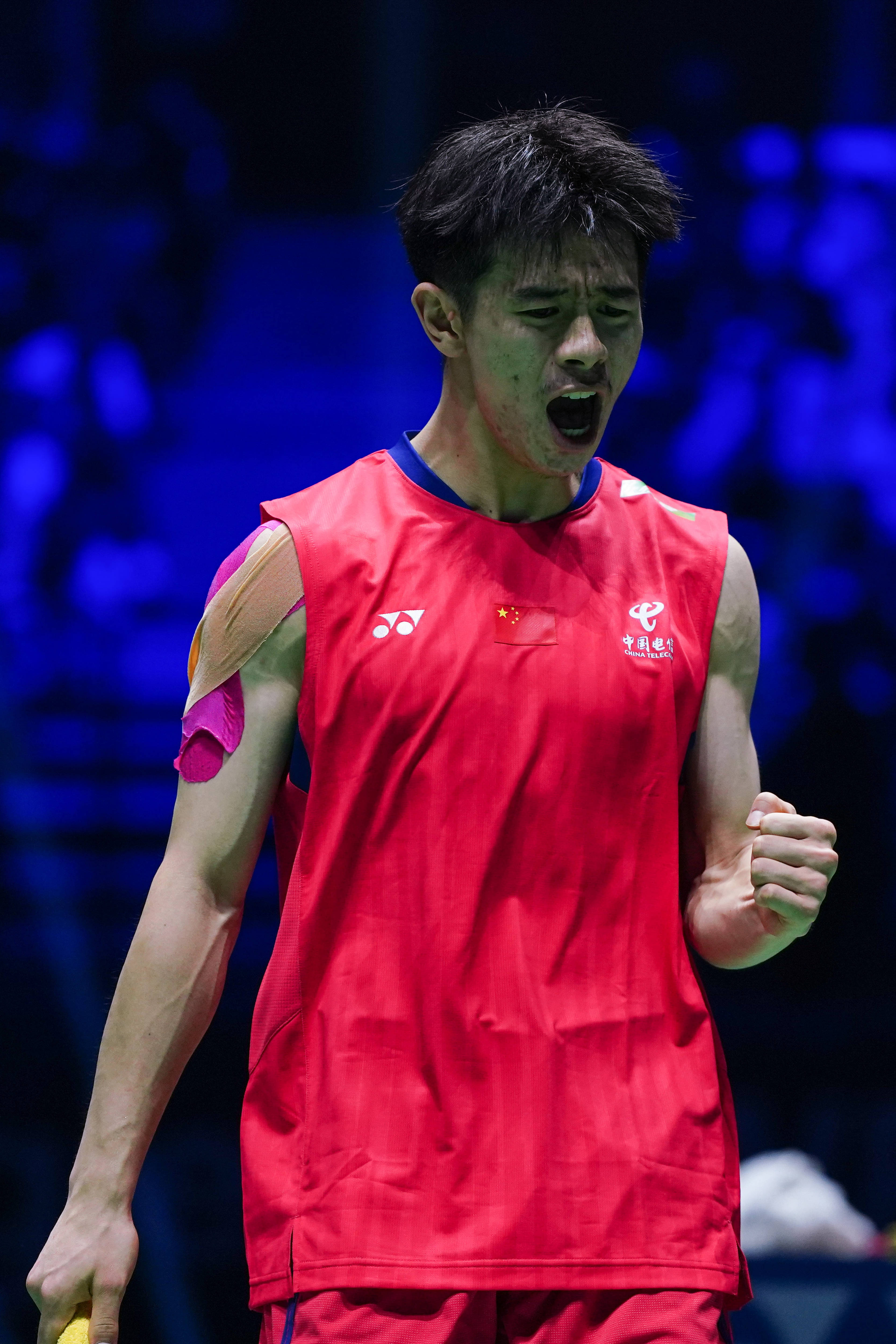 (体育)羽毛球——世锦赛:陈柏阳/刘毅晋级男双决赛