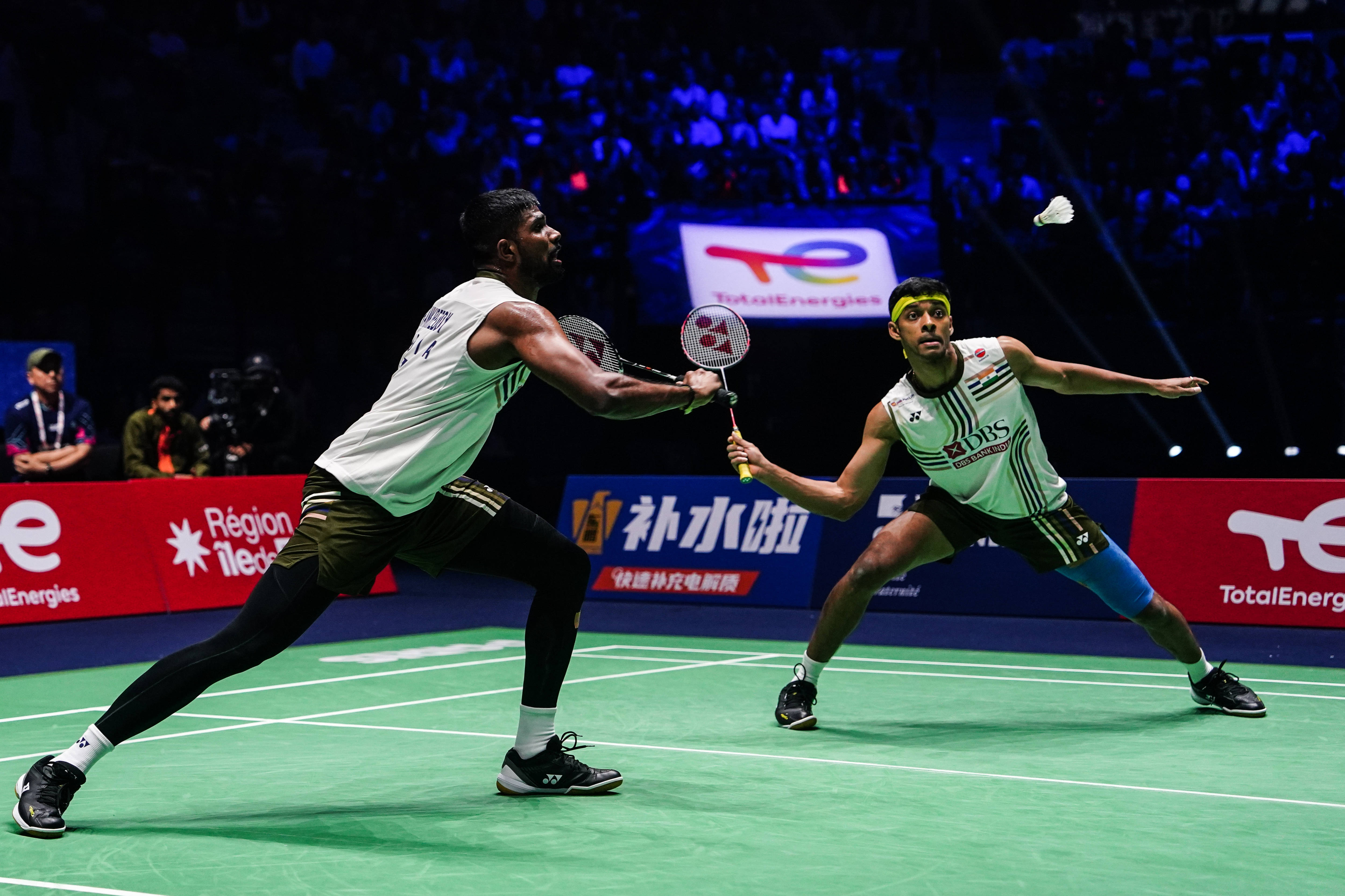 (体育)羽毛球——世锦赛:陈柏阳/刘毅晋级男双决赛