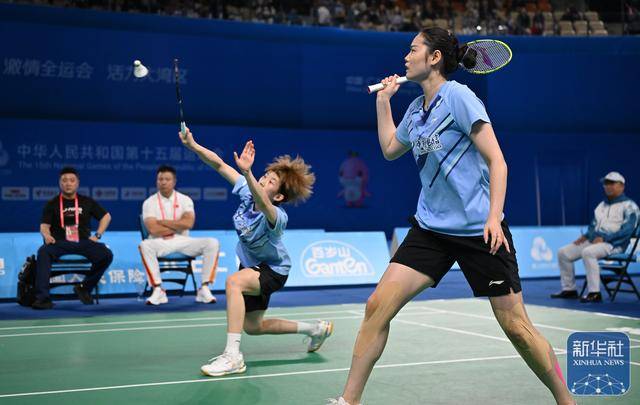 全运会|郑雨/张殊贤晋级羽毛球女双决赛