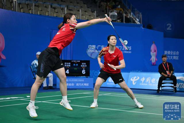 全运会|郑雨/张殊贤晋级羽毛球女双决赛