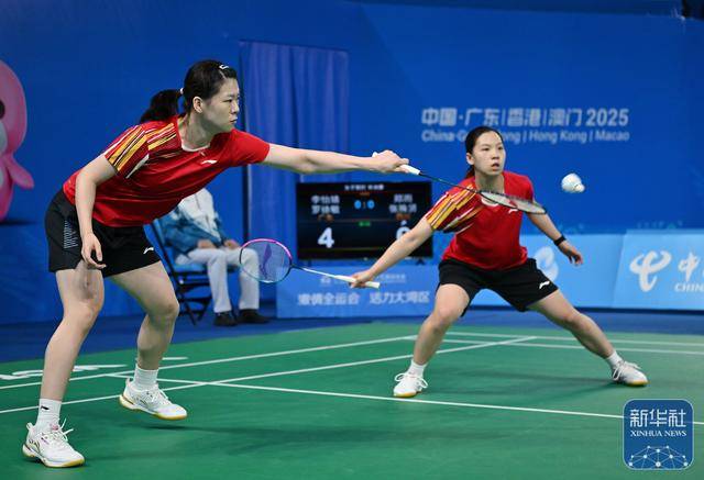 全运会|郑雨/张殊贤晋级羽毛球女双决赛