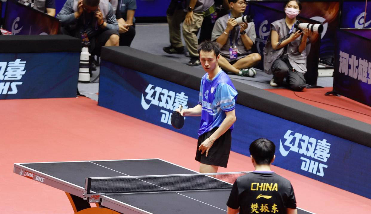 徐海东三局全胜张佑安,发球抢攻完胜,有望进入正赛