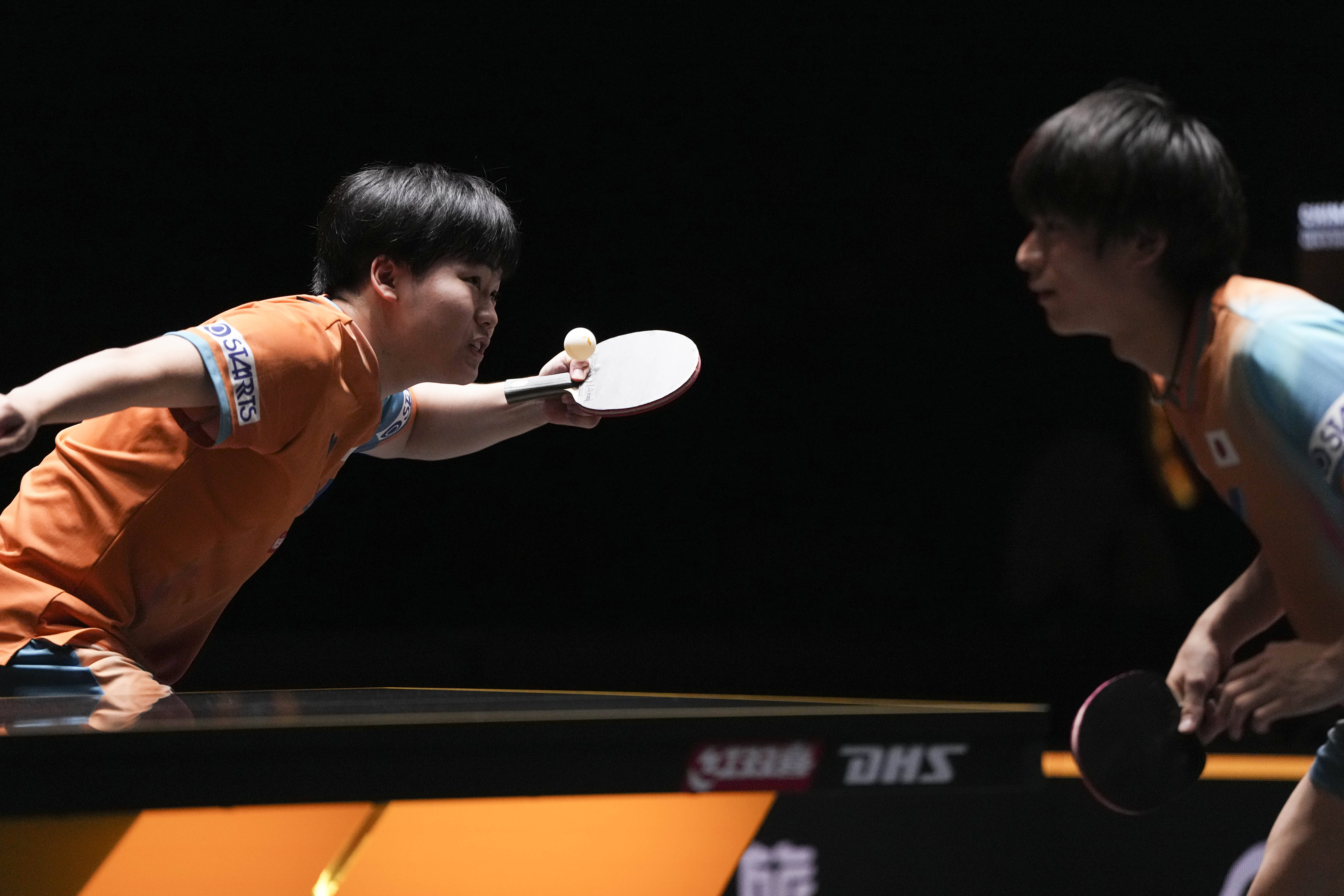 （体育）乒乓球——WTT中国大满贯赛：周启豪/陈俊菘晋级男双决赛