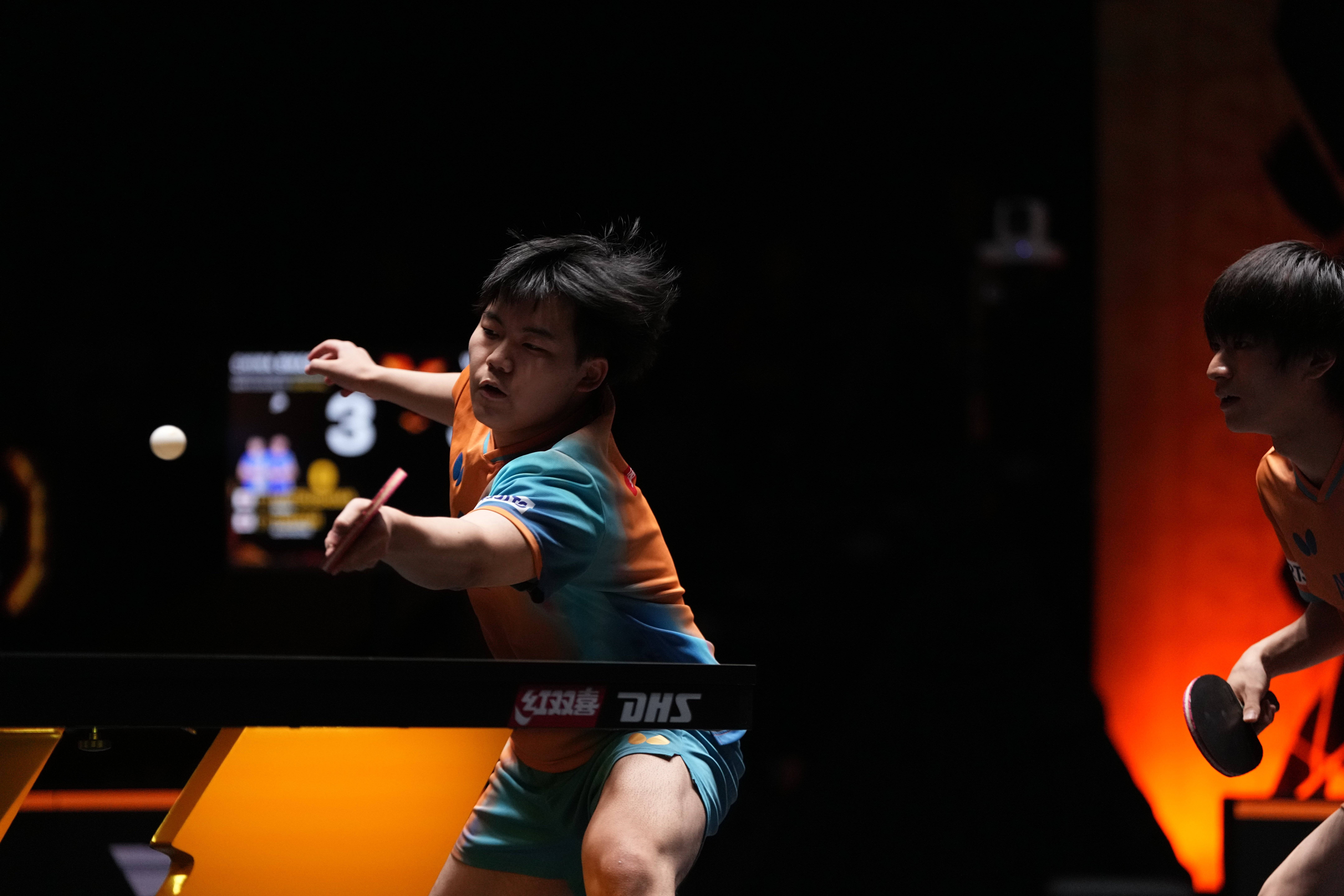 （体育）乒乓球——WTT中国大满贯赛：周启豪/陈俊菘晋级男双决赛